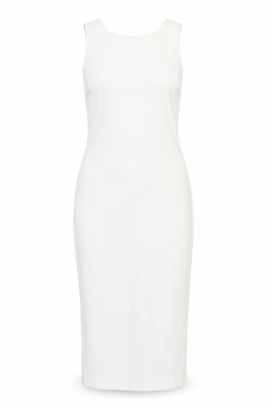 Zara Women's White Sleeveless Dress - Size S