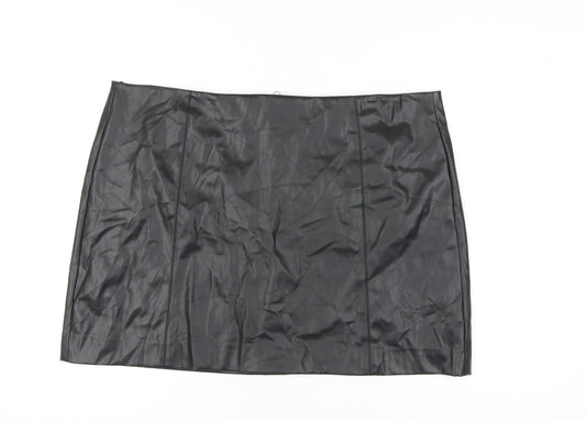 Marks and Spencer Women's Black Pencil Skirt Size 22