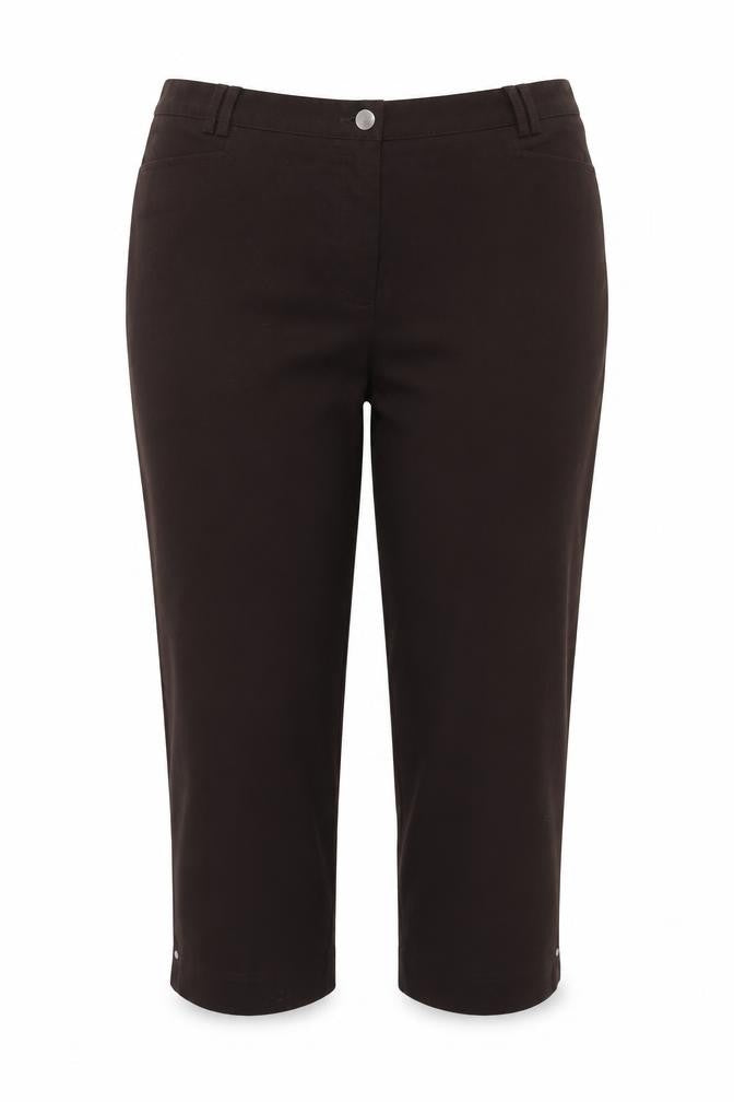 COSMA Women's Black Trousers, Size 28 - Classic Style