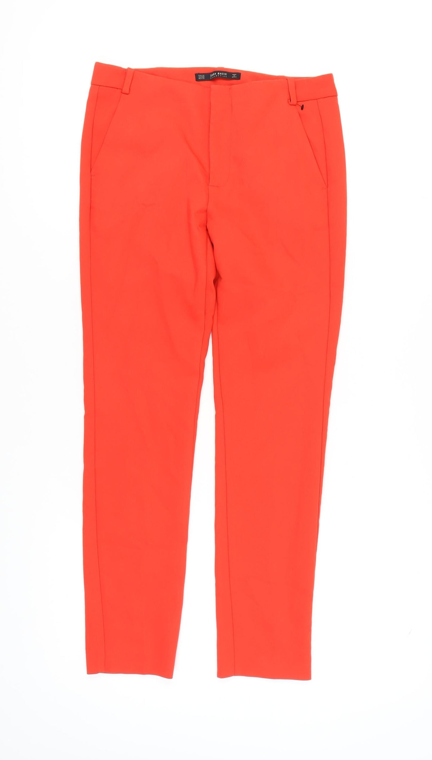 Zara Women’s Red Trousers Size 6 Regular Fit