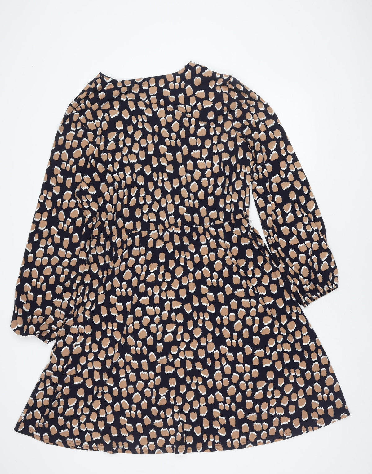 Roman Women's Multi Animal Print Long Sleeve Dress