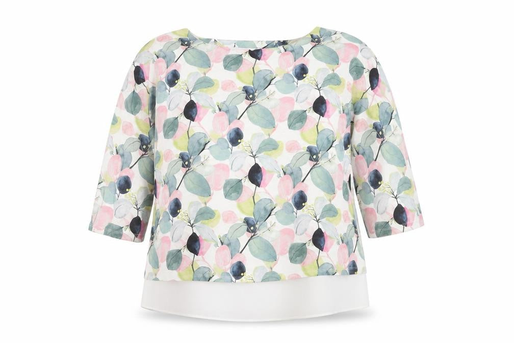 Phase Eight Women's Multicoloured Floral Blouse Size 16