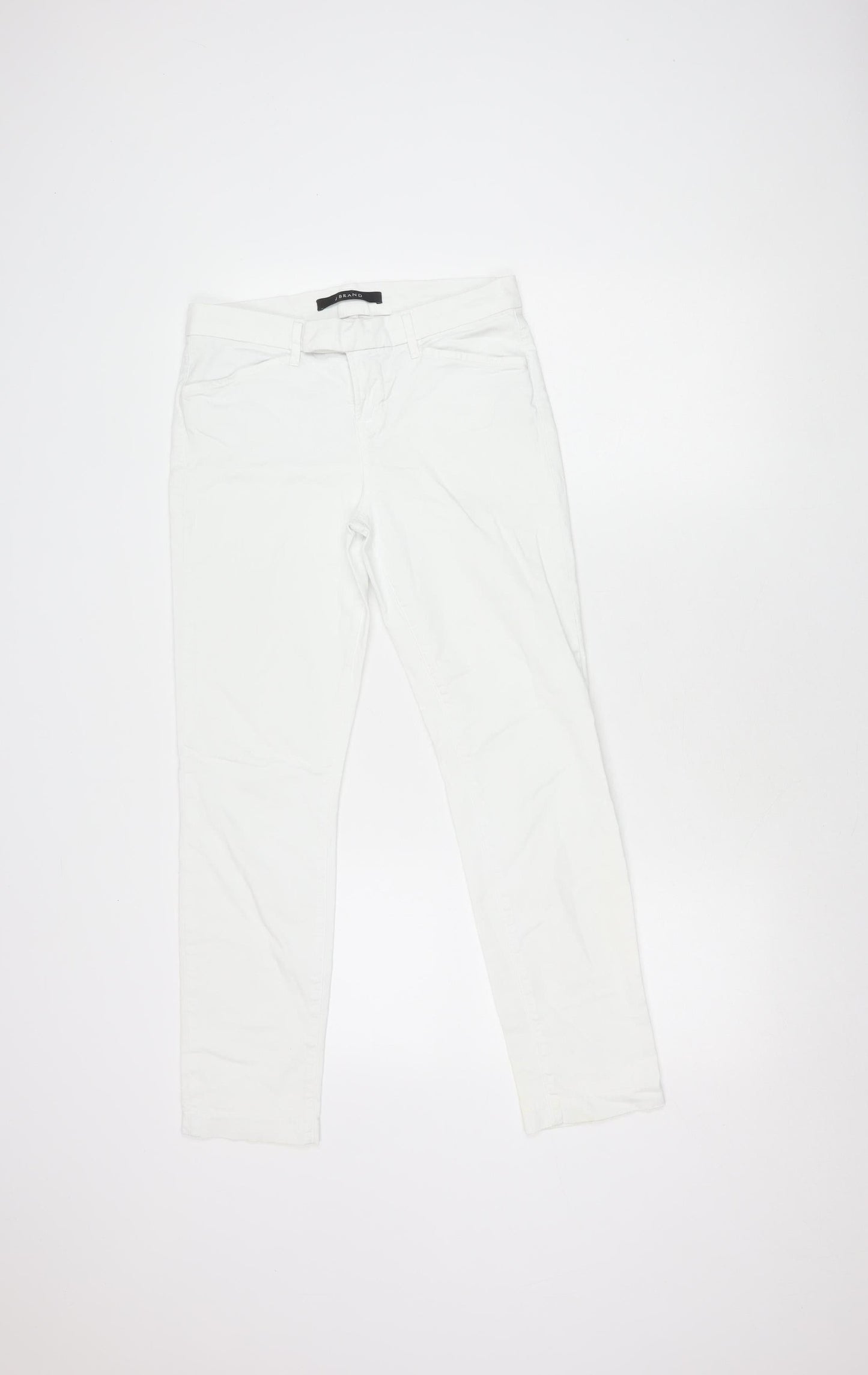 J Brand Women's White Skinny Trousers