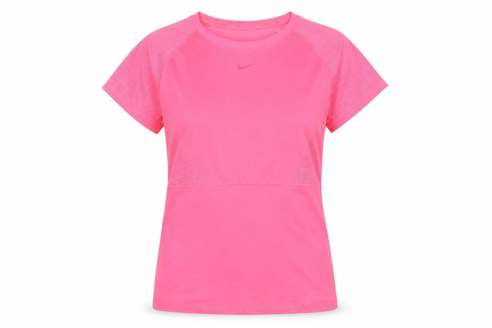 Nike Women's Pink Short Sleeve Active T-Shirt M
