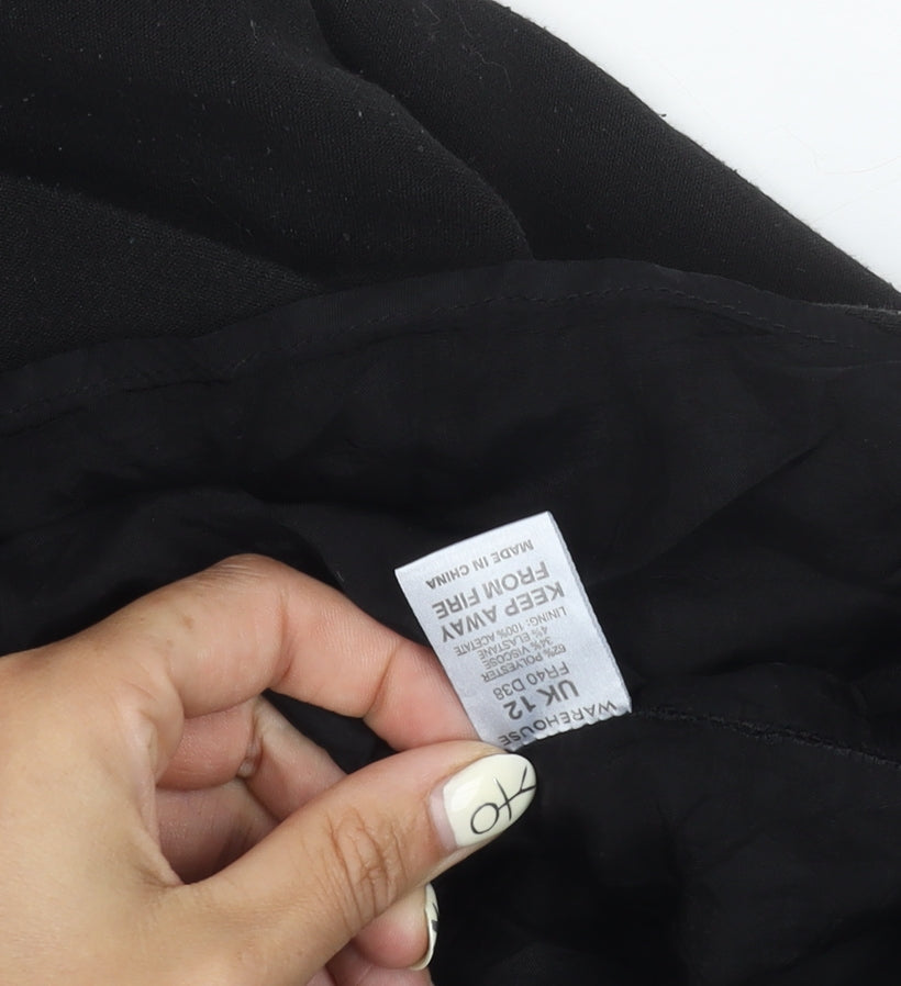 Warehouse Women's Black Pencil Skirt, Size 12