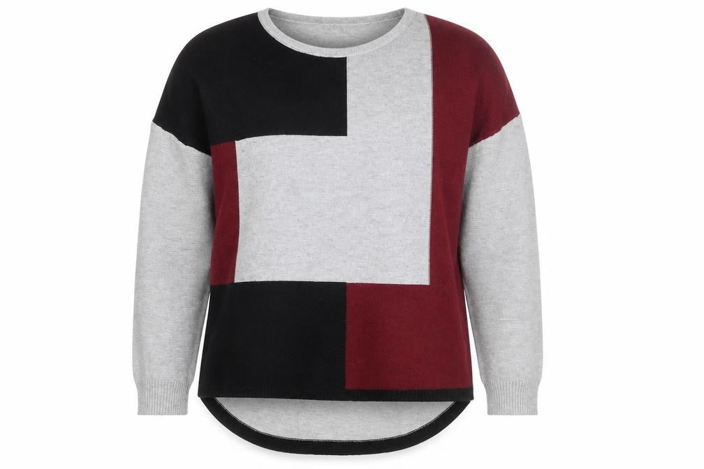 Roman Women's Geometric Pullover Jumper Size 20 Multicoloured