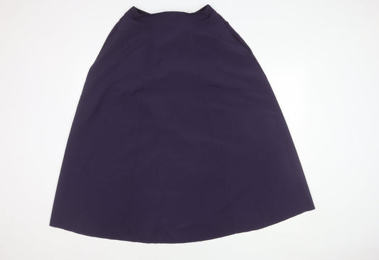 Rohan Women's Purple Midi Flare Skirt M