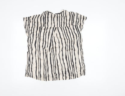 Mango Women's Multicoloured Striped Blouse S