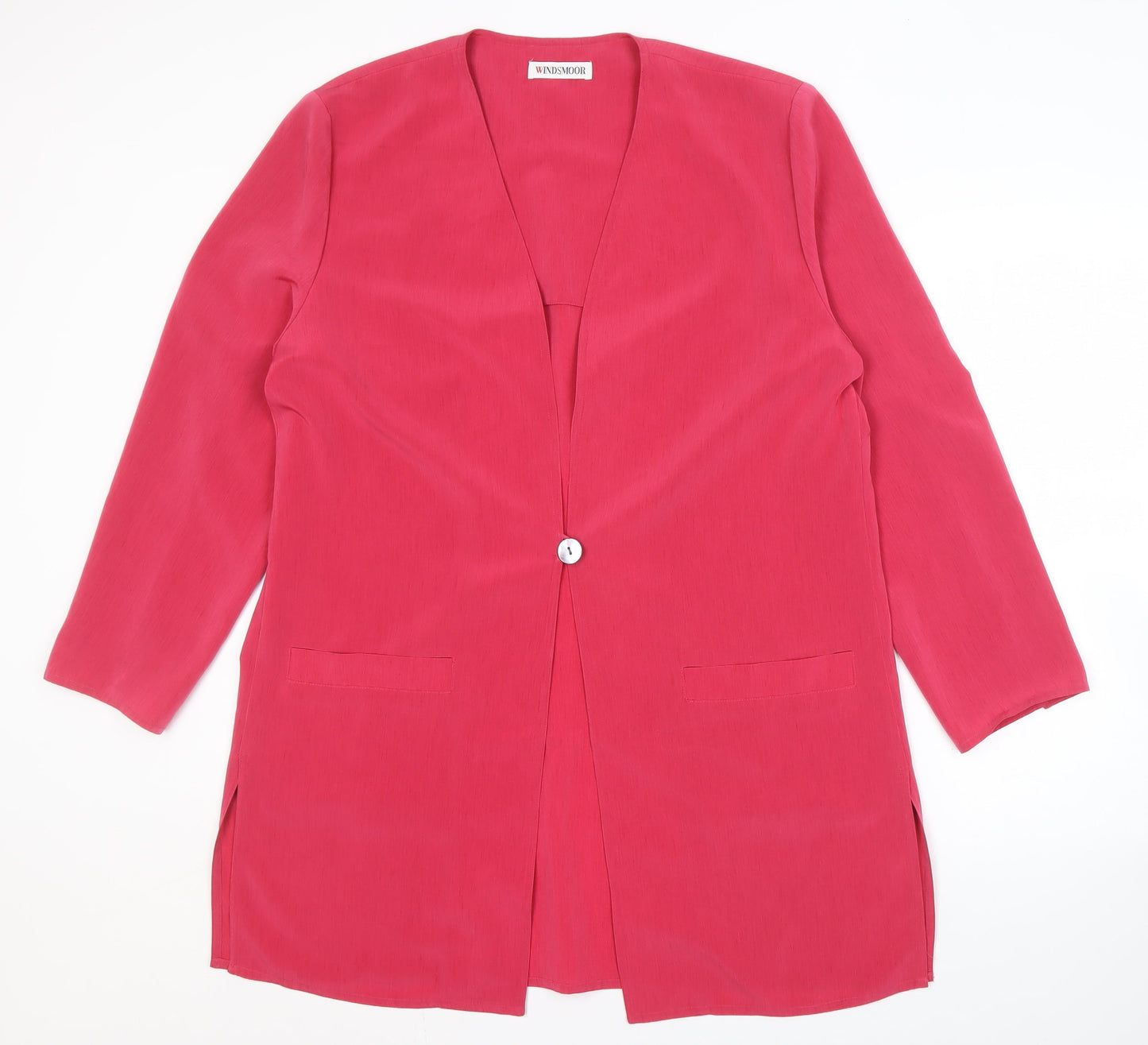 Windsmoor Women's Pink Long Coat Size 14