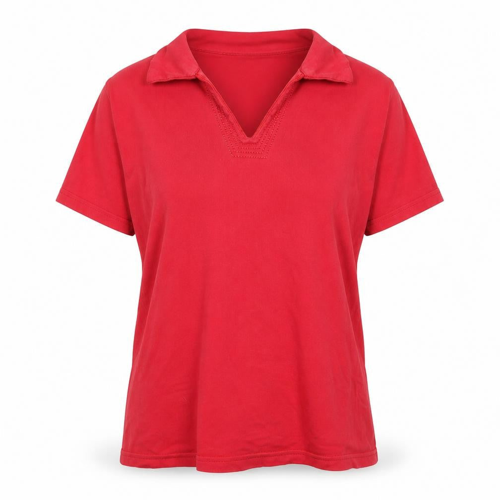 EWM Pure Classics Women's Red Polo Shirt M