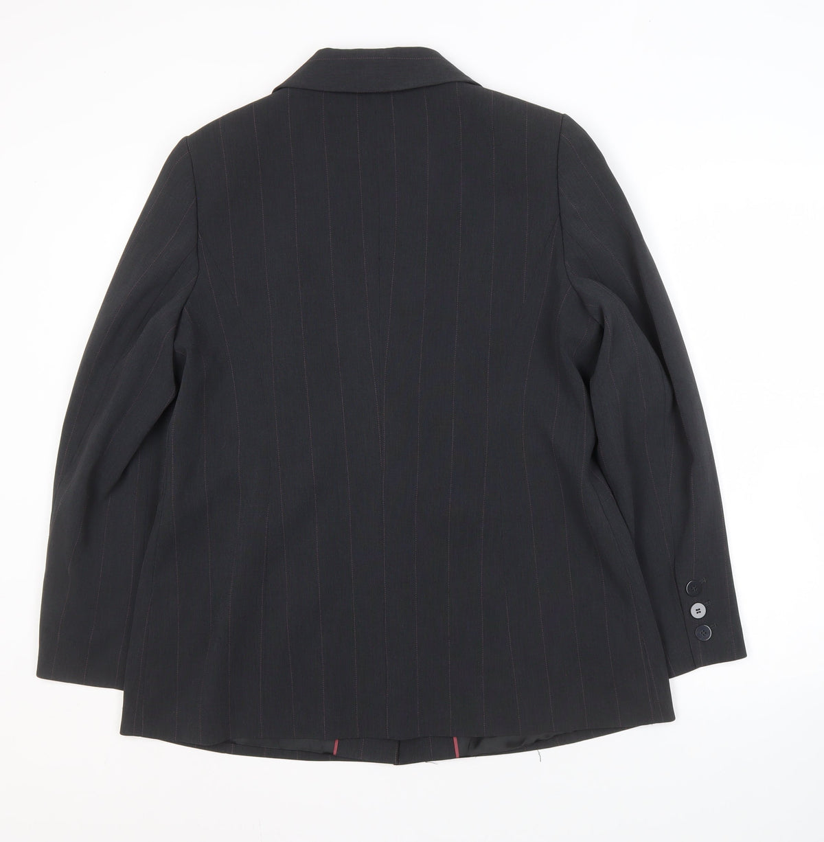 Planet Women's Black Pinstripe Blazer Size 16