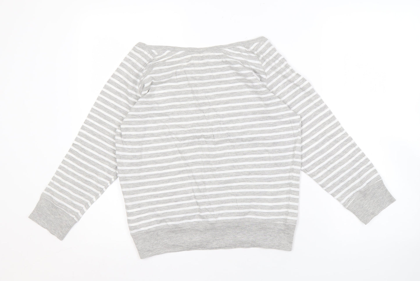 SoulCal & Co Women's Grey Striped Long Sleeve Jumper