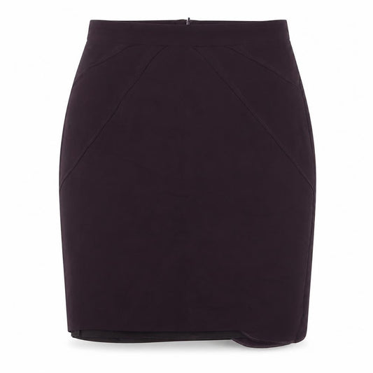 Reiss Women Purple Pencil Skirt UK 12 Viscose Blend