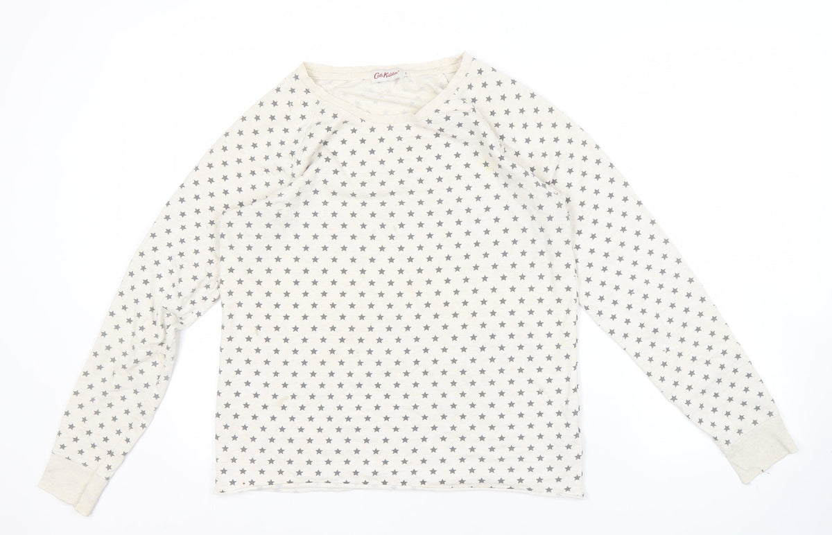 Cath Kidston Women's Ivory Star T-Shirt Size S