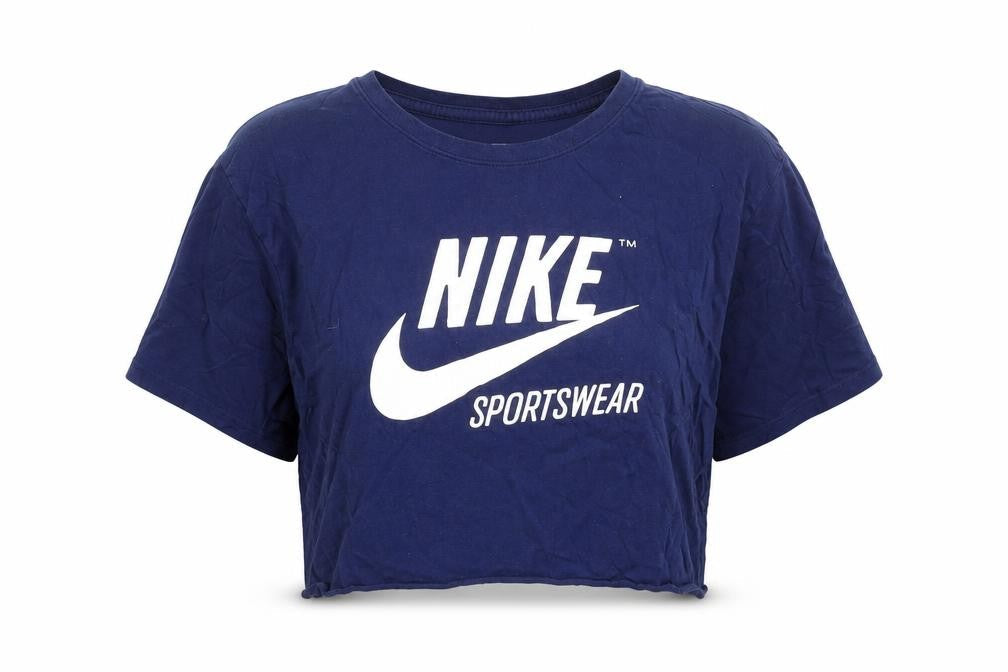 Nike Unisex Blue Athletic T-Shirt XL