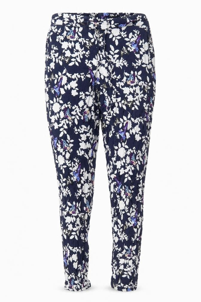 Oasis Women's Blue Floral Leggings Size 8