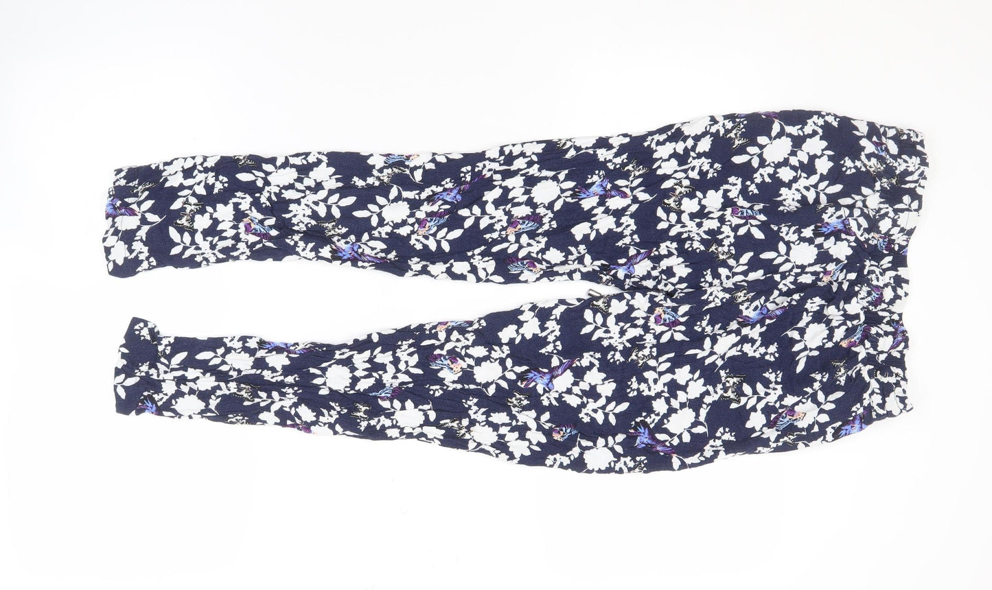 Oasis Women's Blue Floral Leggings Size 8