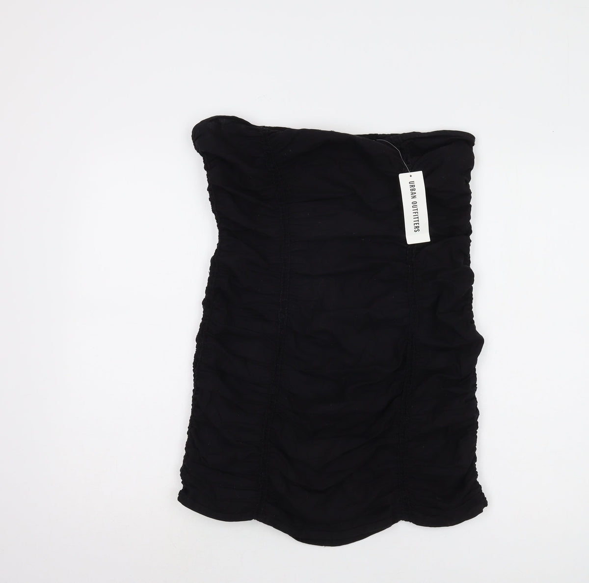 Urban Outfitters Women Black Strapless Dress L