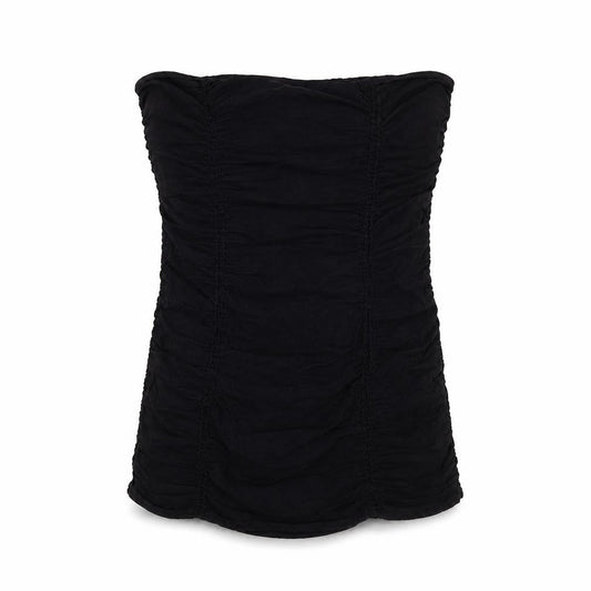 Urban Outfitters Women Black Strapless Dress L