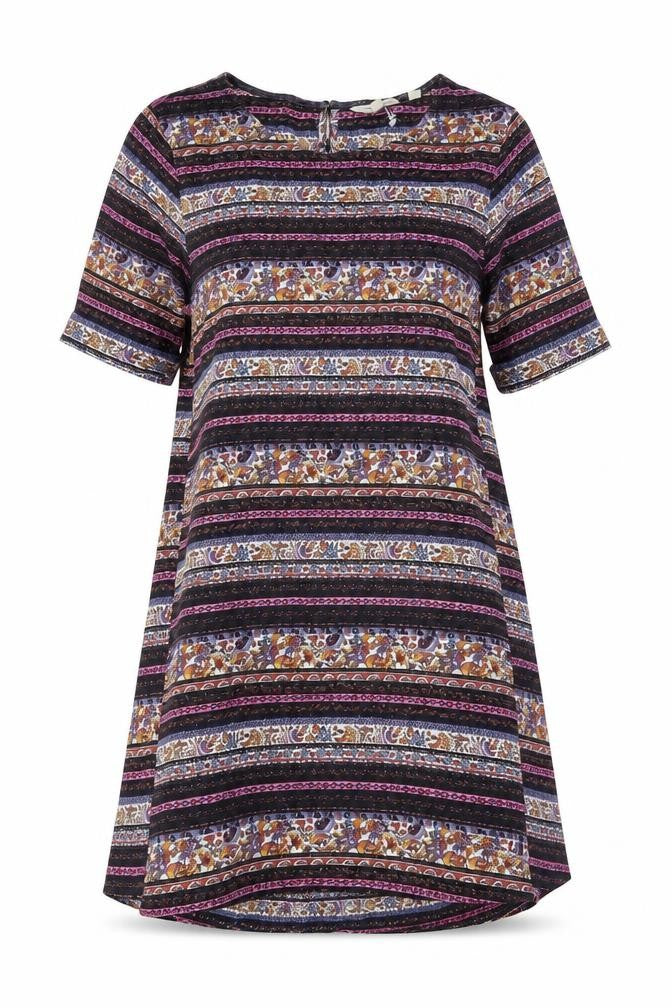 Fat Face Women's Multicoloured Shift Dress Size 8