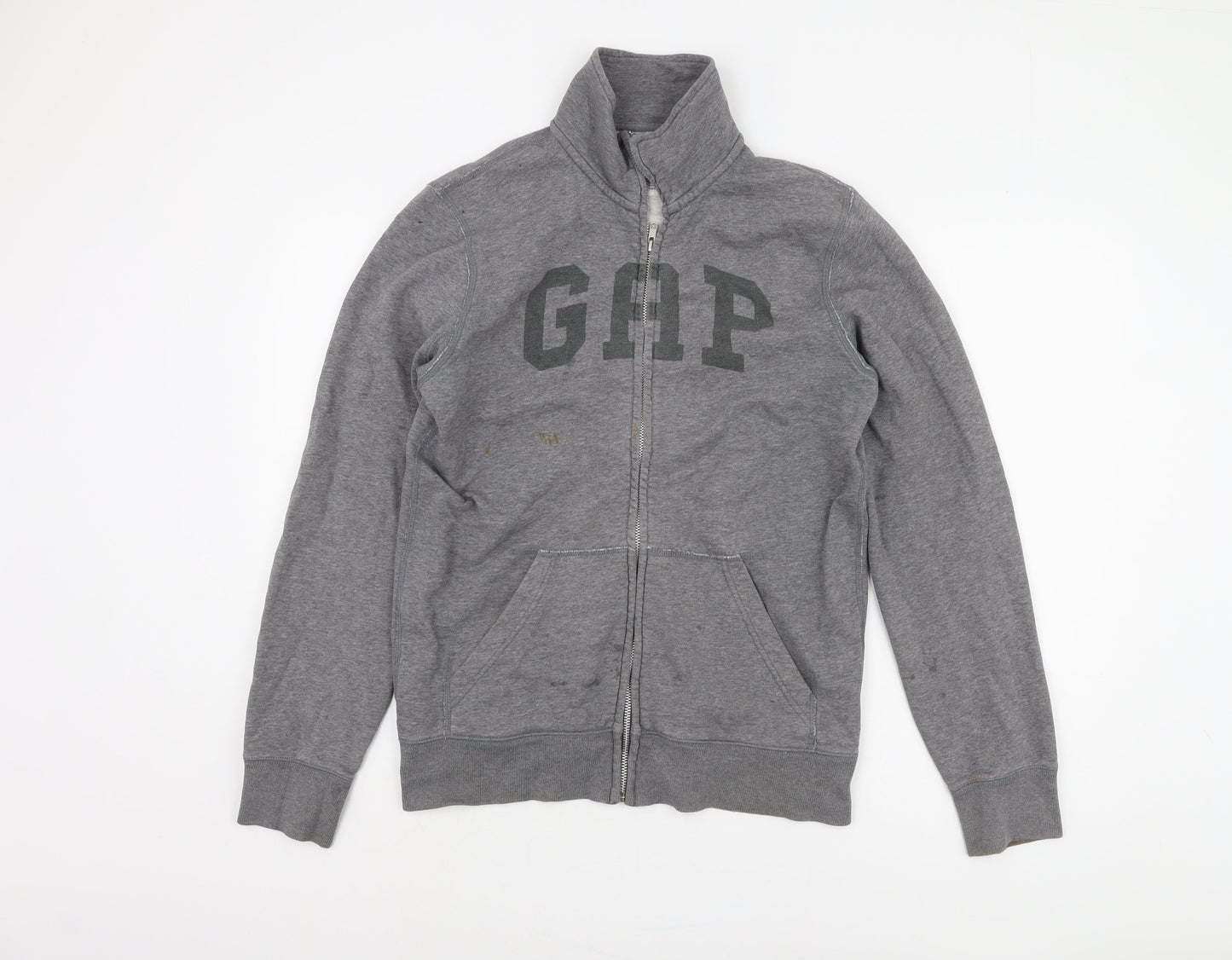 GAP Men's Grey Full Zip Basic Jacket S