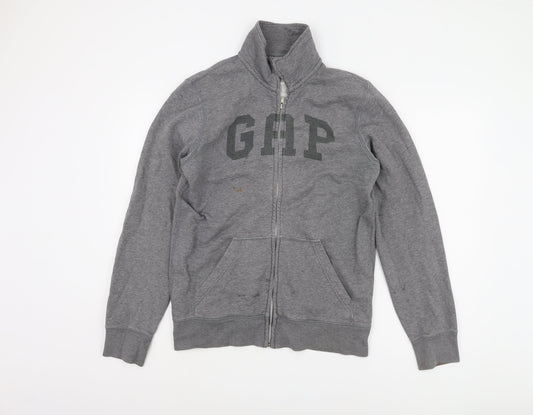 GAP Men's Grey Full Zip Basic Jacket S