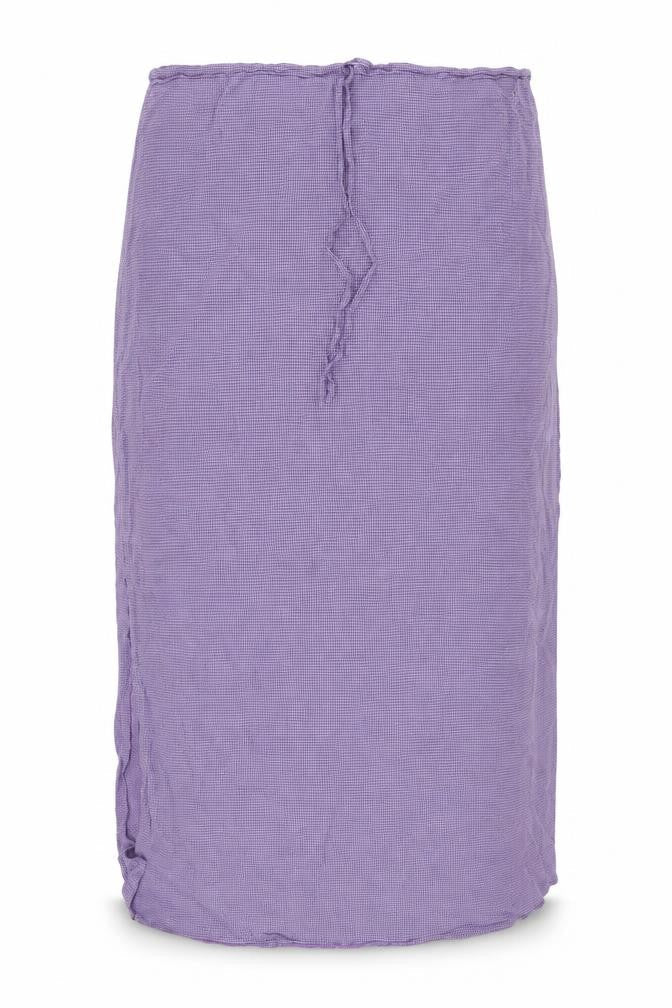 Wallis Women's Purple Midi Check Skirt Size 16