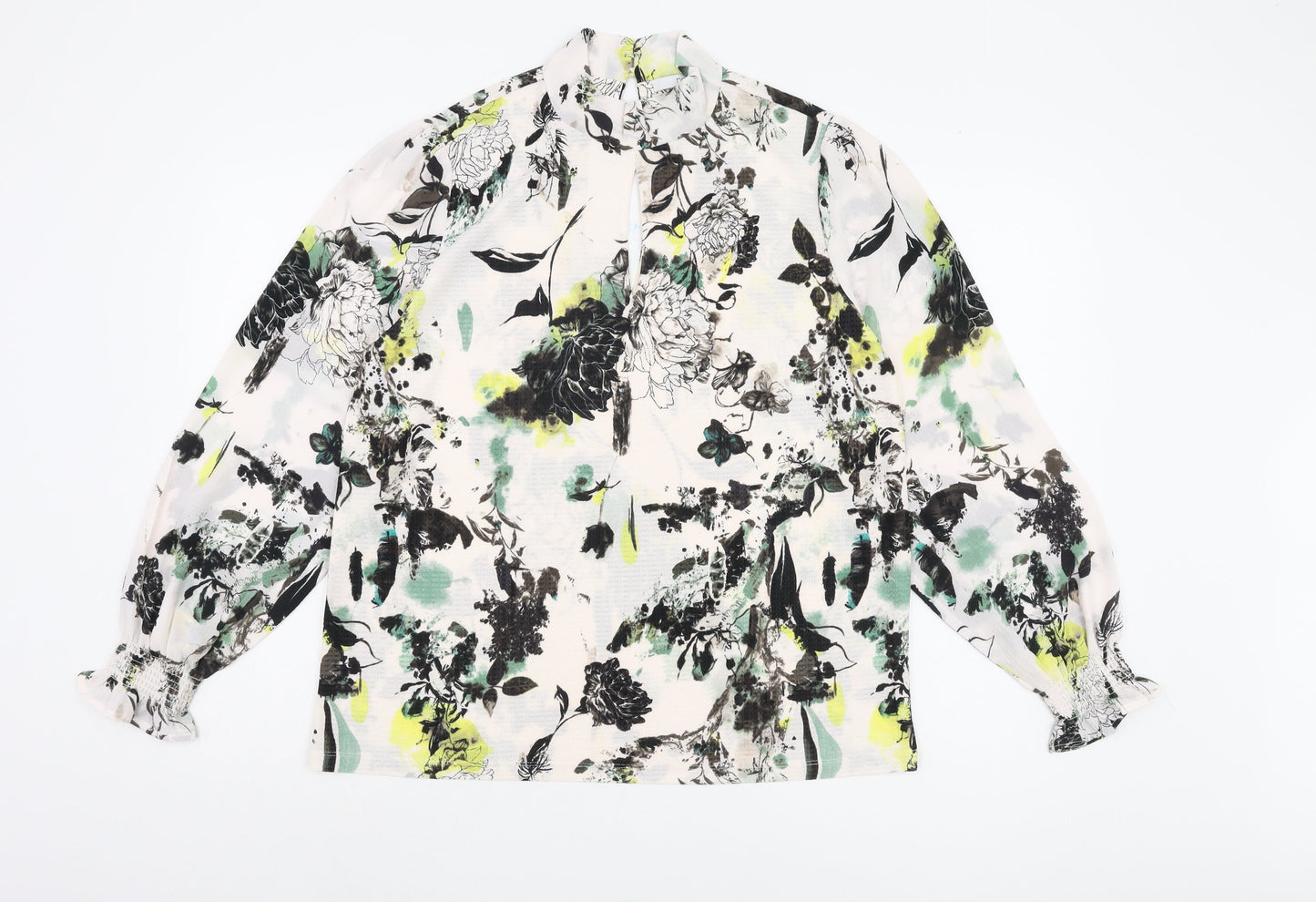 Next Women's Multicoloured Floral Blouse, Size 14, Casual Style