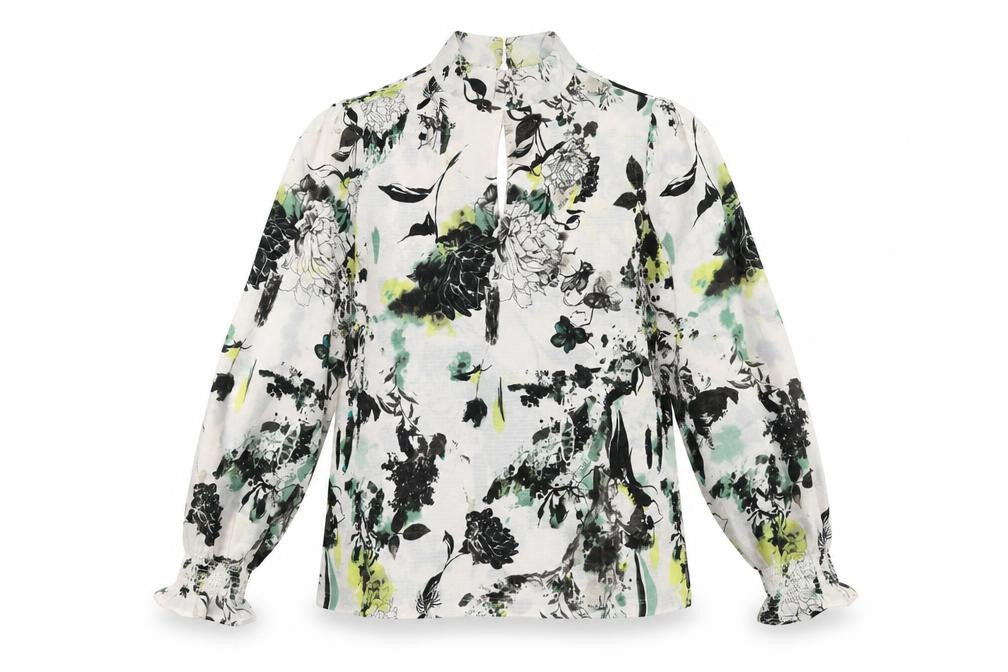 Next Women's Multicoloured Floral Blouse, Size 14, Casual Style