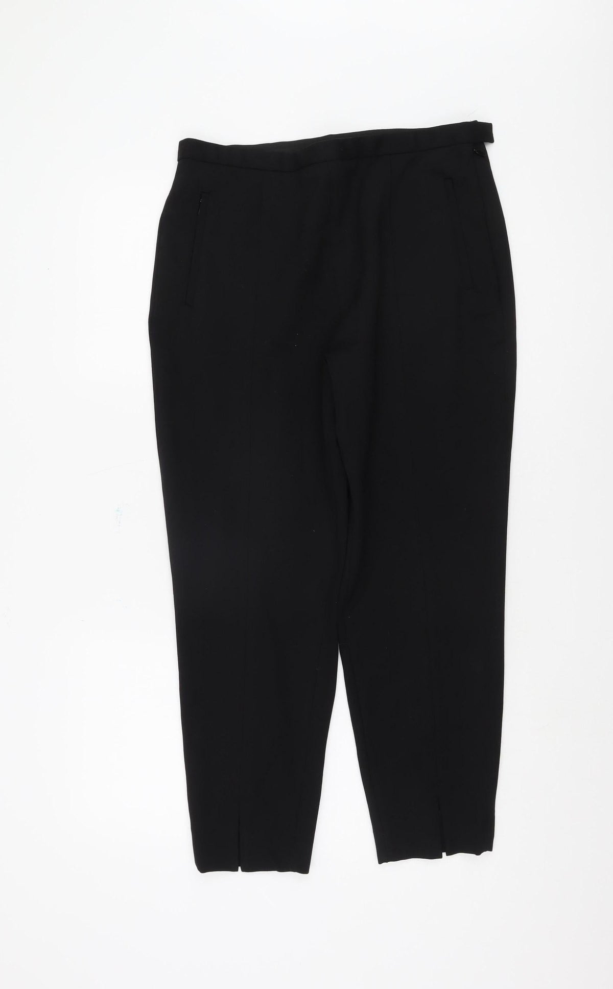 Next Women's Black Straight Trousers Size 14
