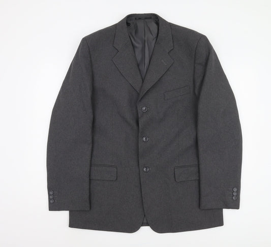 Lincroft Men's Grey Blazer Jacket 40 R Business