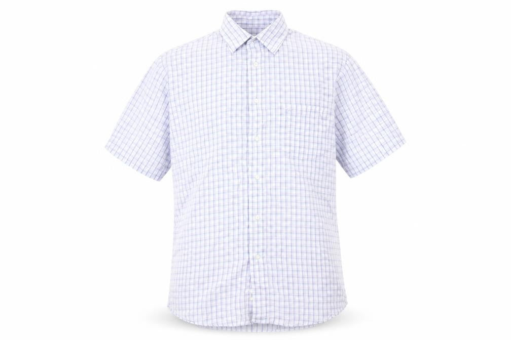Wolsey Men's Multicoloured Check Short Sleeve Shirt S