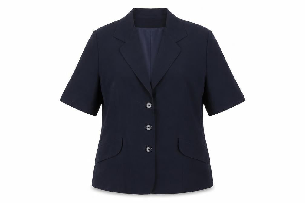 OPUS Women’s Blue Short Sleeve Blazer UK 14
