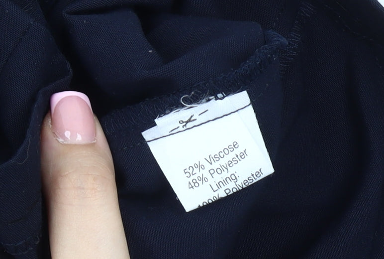 OPUS Women’s Blue Short Sleeve Blazer UK 14