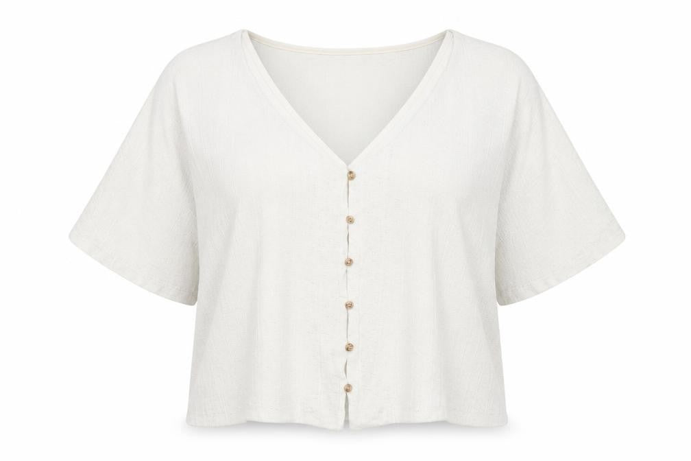H&M Women's White V-Neck Cardigan XL
