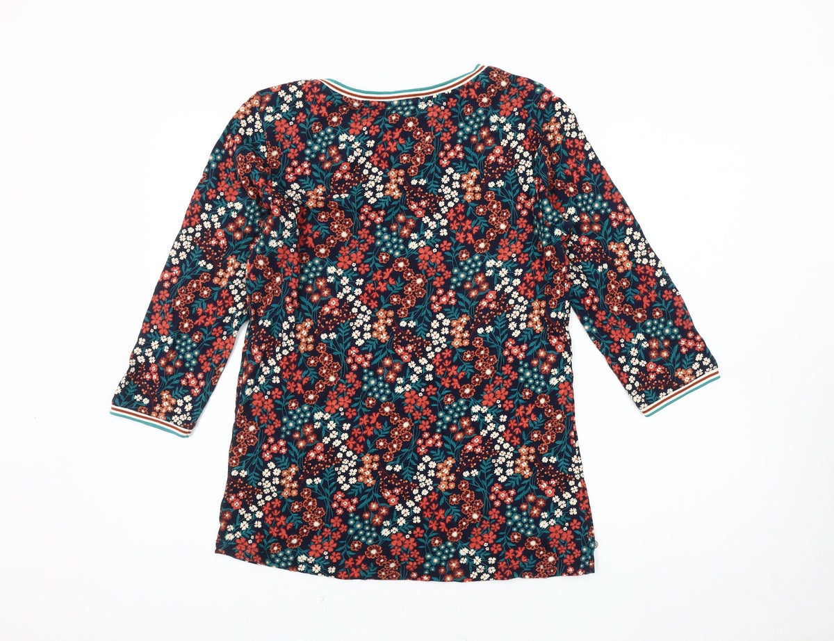 Brakeburn Women's Multicoloured Floral T-Shirt Size 10