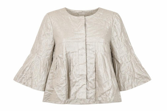 Oasis Women’s Silver Blazer, Size 10, Lightweight