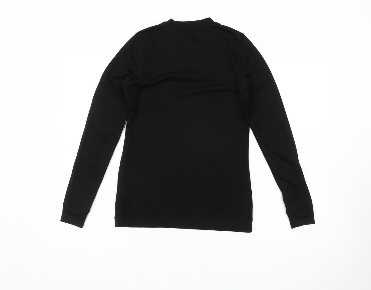 Campri Women's Black XS Long Sleeve Basic T-Shirt