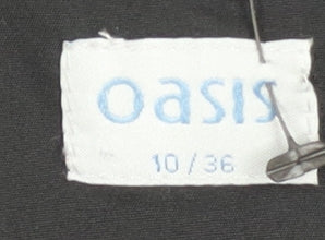 Oasis Women's Black Sheath Dress Size 10
