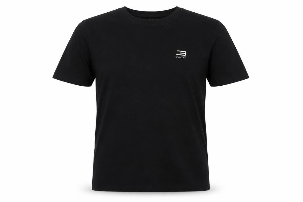 Jack & Jones Men’s Black Medium T-Shirt, Solid Jersey