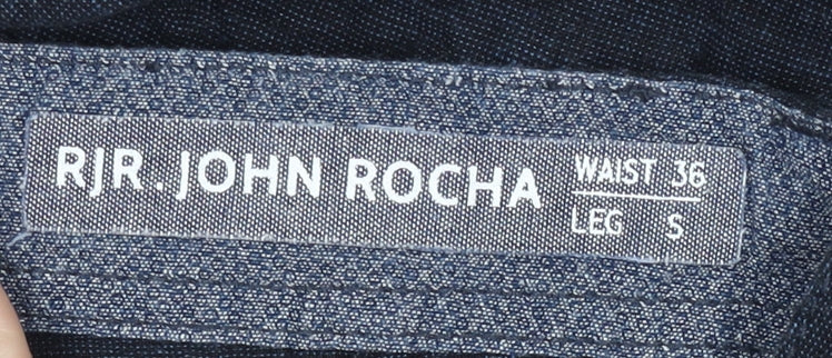 RJR John Rocha Blue Cargo Trousers - Unisex S
