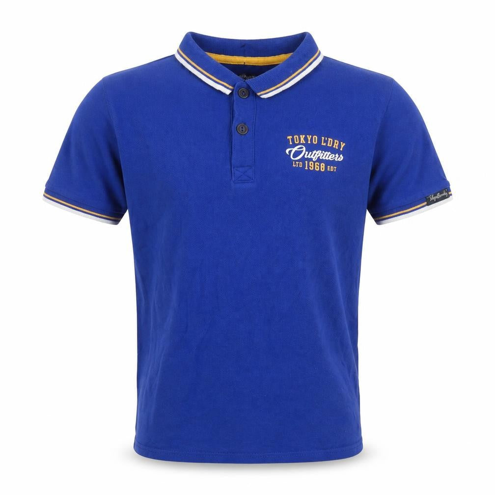 Tokyo Laundry Boys Blue Polo Shirt, Size 9-10, Casual Summer Wear