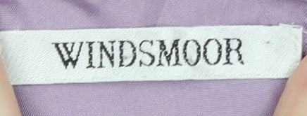 Windsmoor Women's Purple Sheath Dress, Size 14