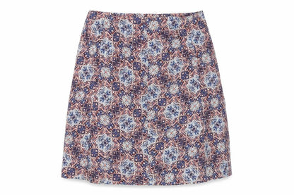 Isle Women's Multicoloured Geometric Knee-Length Skirt