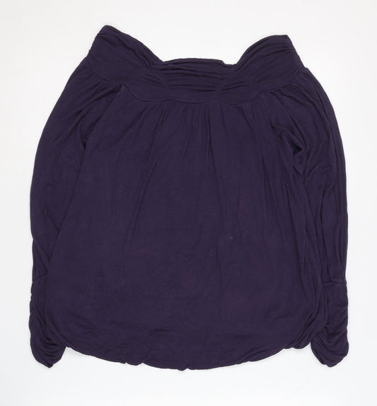 Phase Eight Women's Purple Pullover Top L