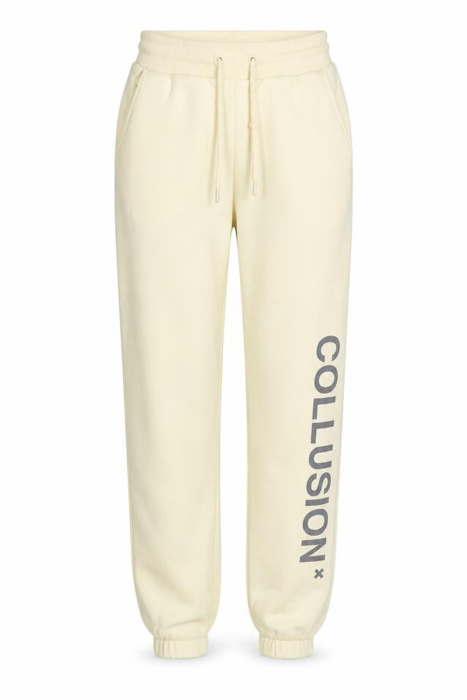 Collusion Women Ivory Jogger Trousers 2XS