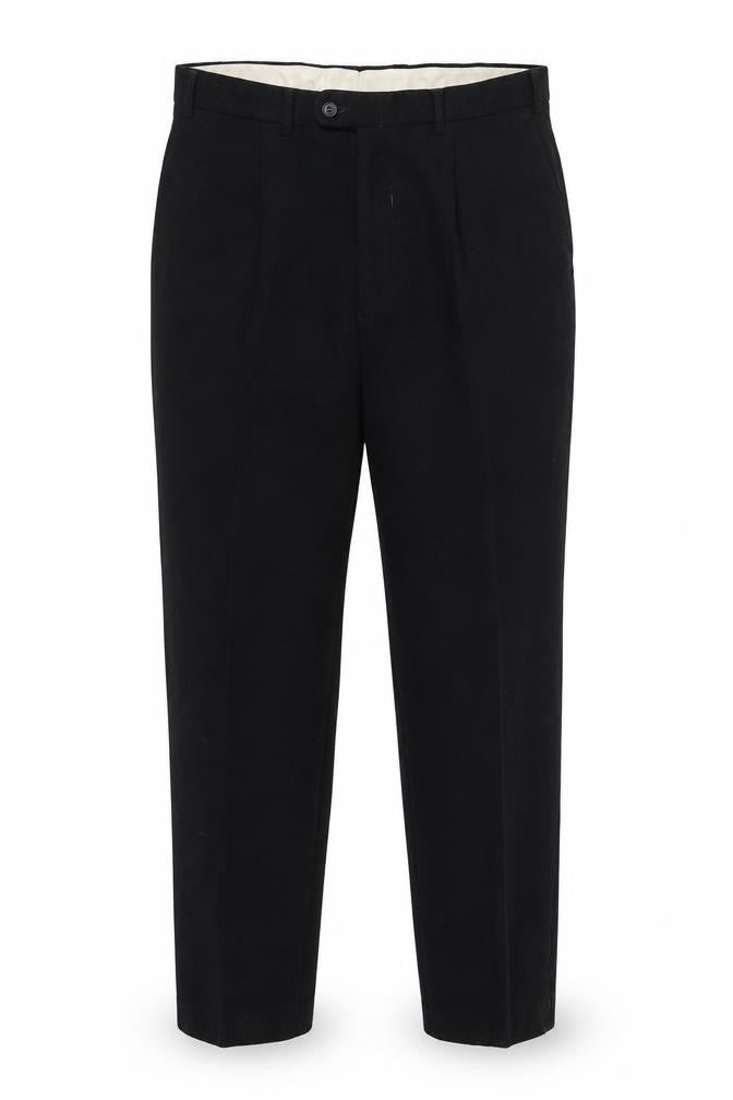 Cecil Gee Black Wool Blend Men's Trousers 36L
