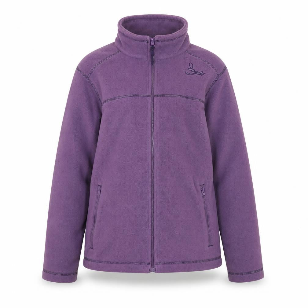 TOG24 Girls Purple Fleece Jacket Ages 11 Years Casual