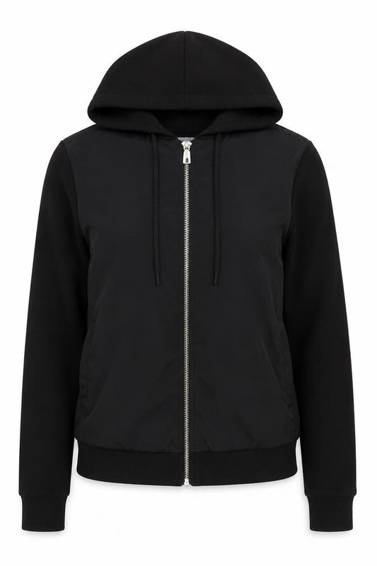 Michelle Keegan Women's Black Full Zip Hoodie Size 8