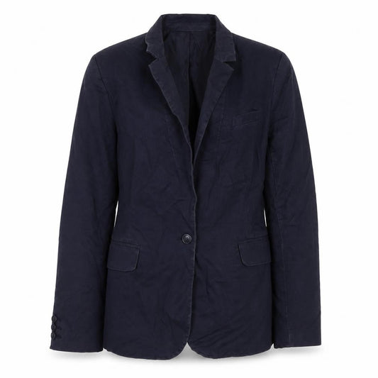 Gap Women's Blue Blazer, UK 10, Classic Fit, Notch Lapel